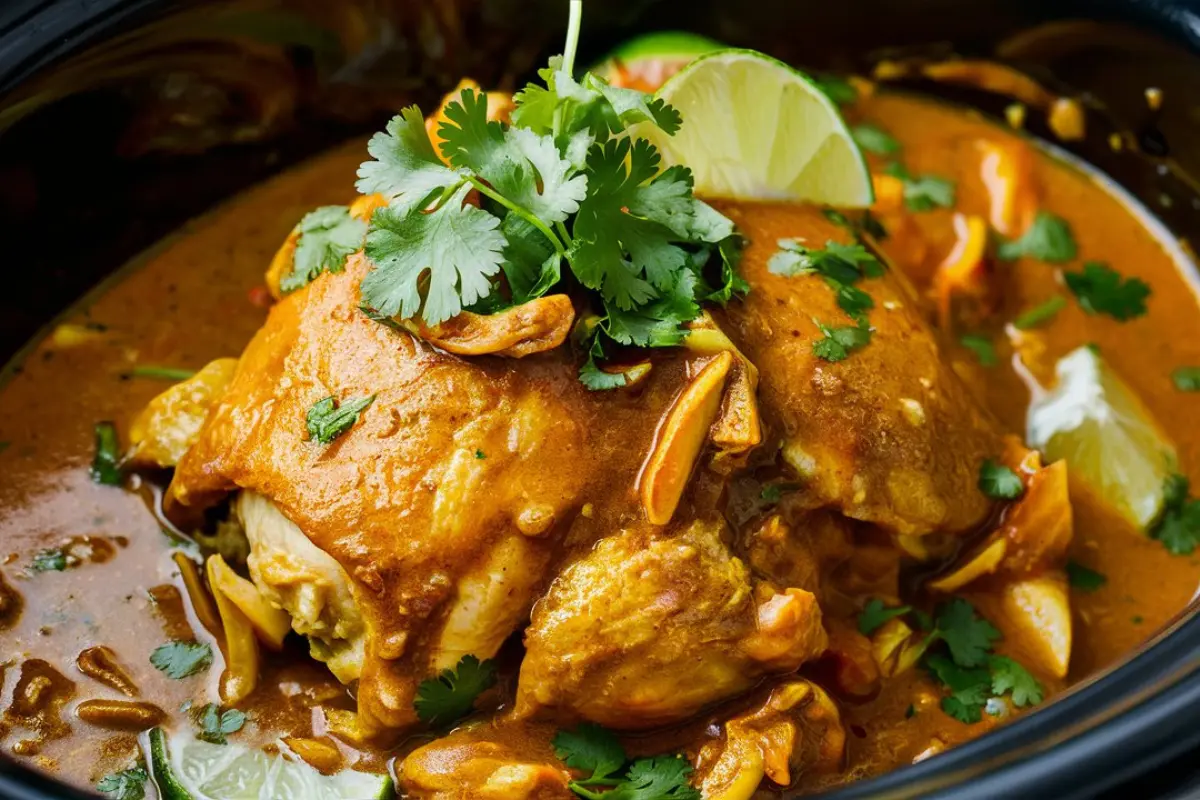 Thai Curry Crock Pot Chicken